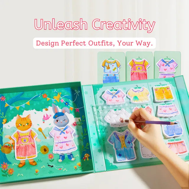 Mideer DIY Post-it Dress-Up, Collage de Costumes : Elfe de la Forêt