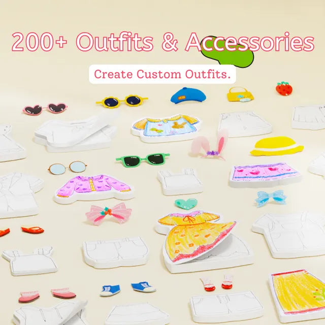 Mideer DIY Post-it Dress-Up, Collage de Costumes : Elfe de la Forêt