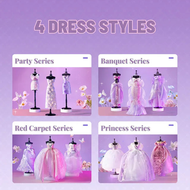 Mideer Maison de Création de Mode : Kit DIY pour Créer sa Propre Robe