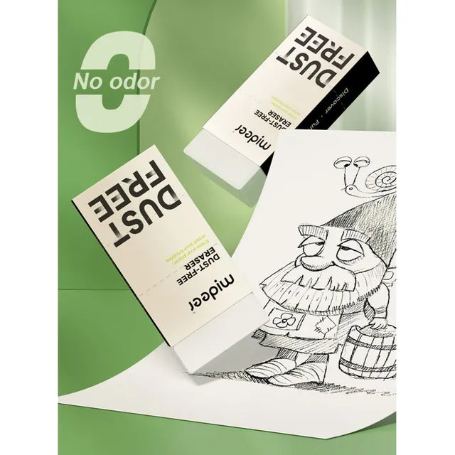 Mideer Pack de Gommes sans poussière, 3 pièces