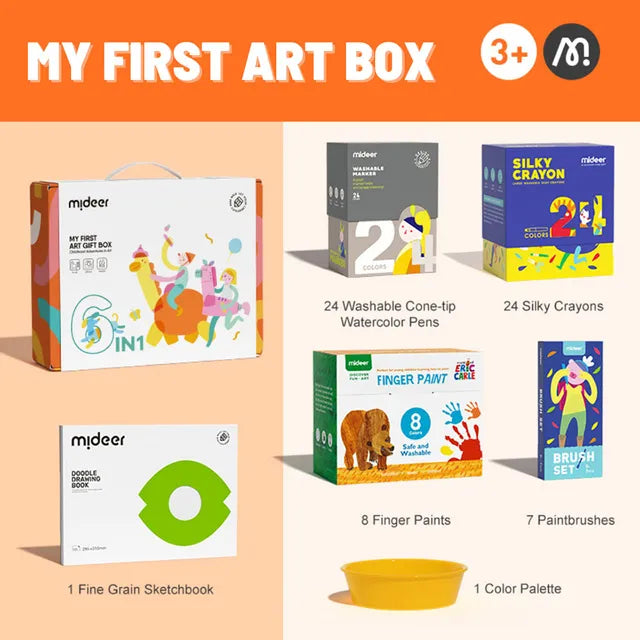 Mideer Ma première box artistique, 65 pièces