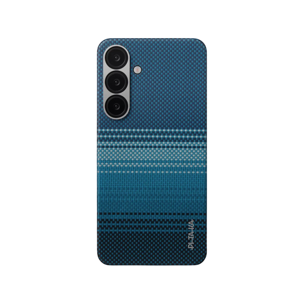 PITAKA Tactile Woven Case for Samsung Galaxy S25+ Sunset Moonrise Series
