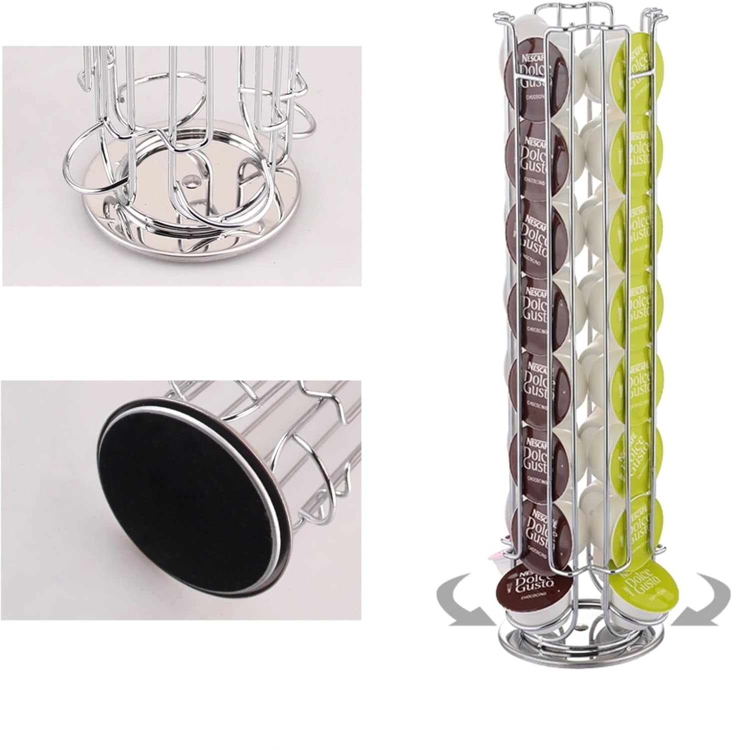 Porte Capsules Café pour Dolce Gusto: Capacité 32 Capsules
