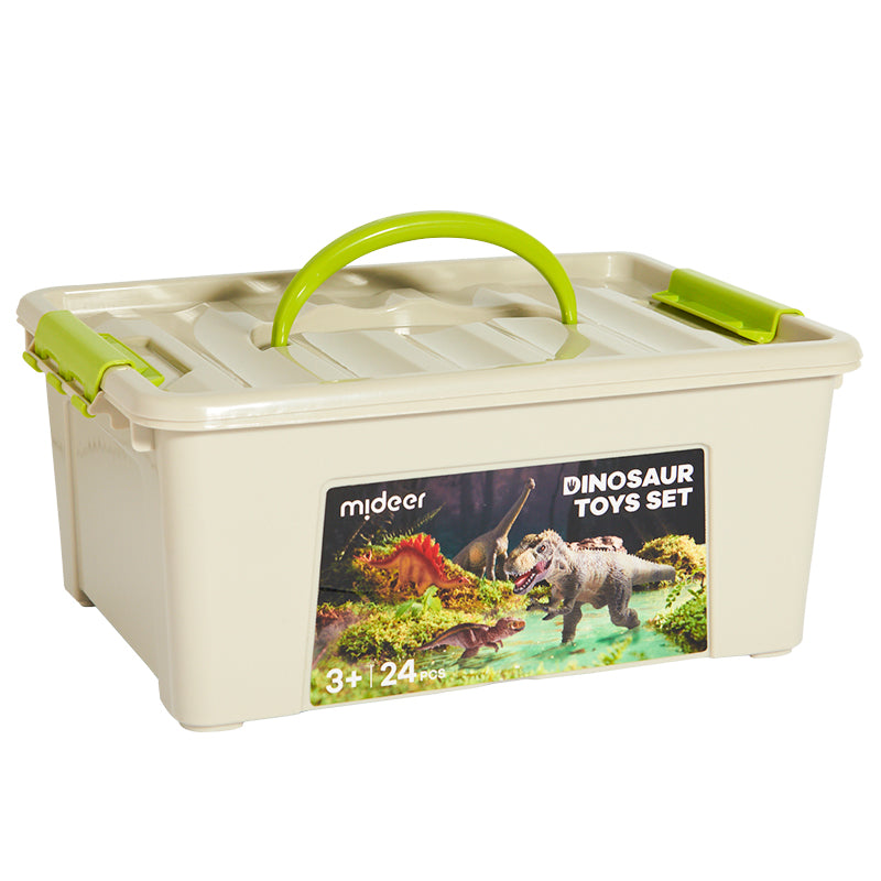 Mideer Set de Figurines Dinosaures : 24 pièces