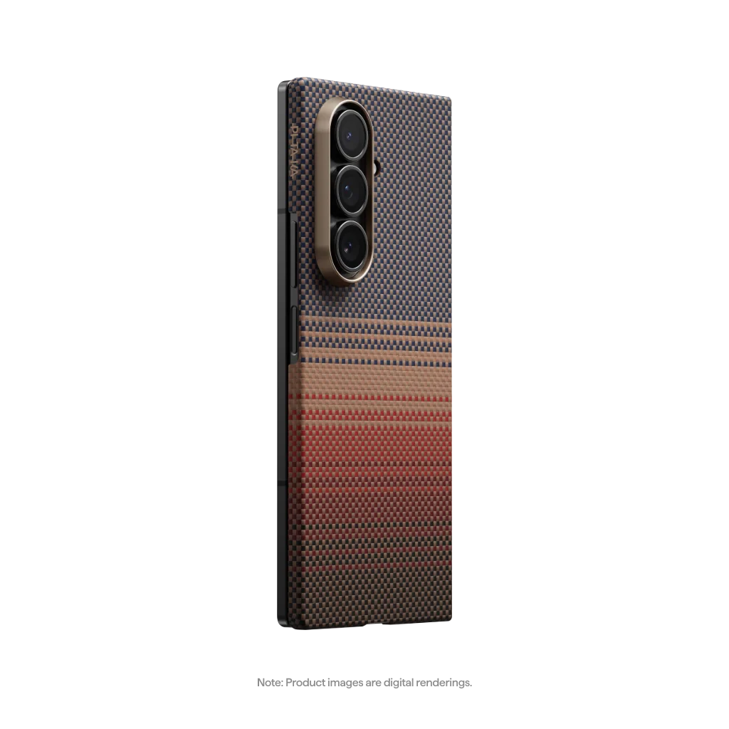 PITAKA Coque Ultra Mince pour Samsung Galaxy Z Fold7 Sunset