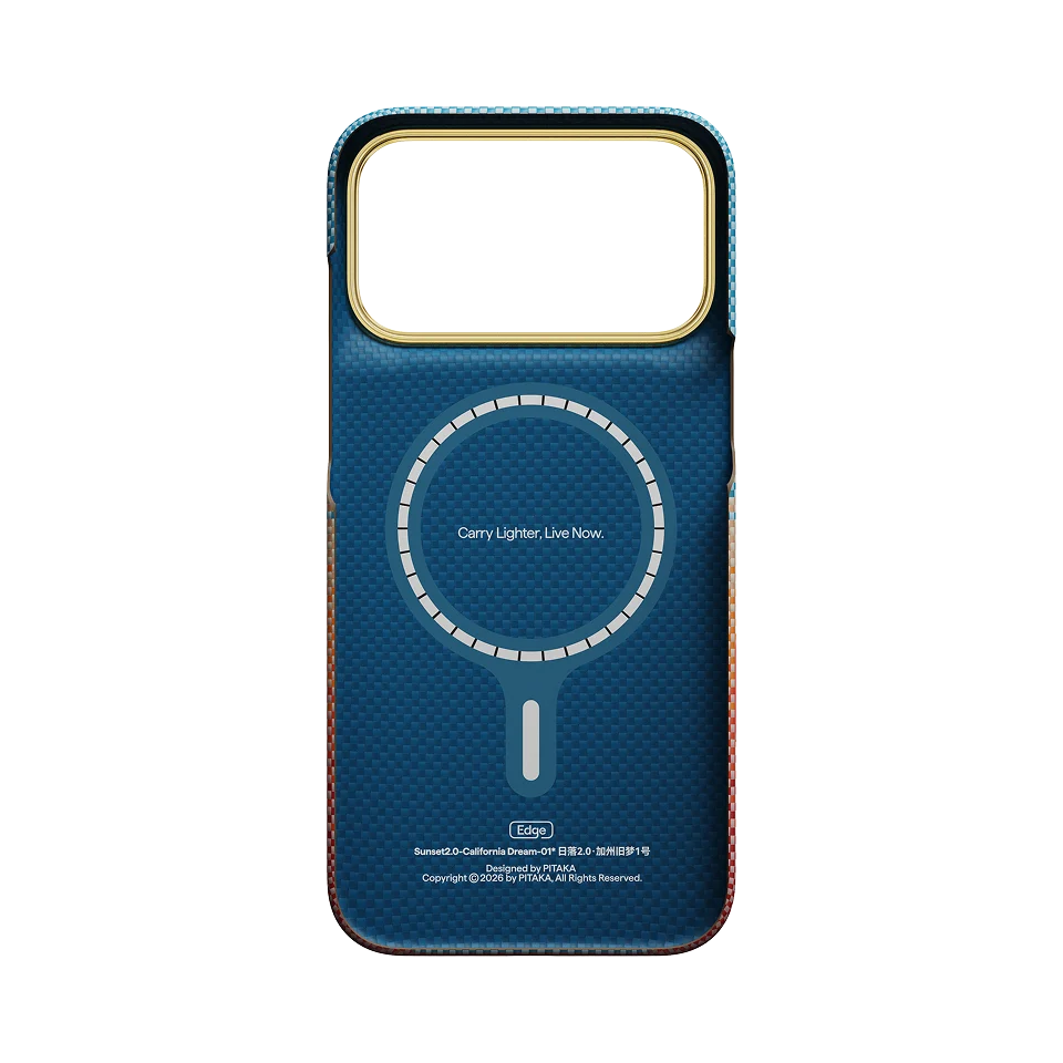 PITAKA Coque Edge pour iPhone 18 Pro California Dream-01 (PitaTap™)
