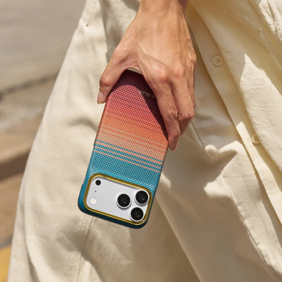 PITAKA Coque Edge pour iPhone 18 Pro California Dream-01 (PitaTap™)
