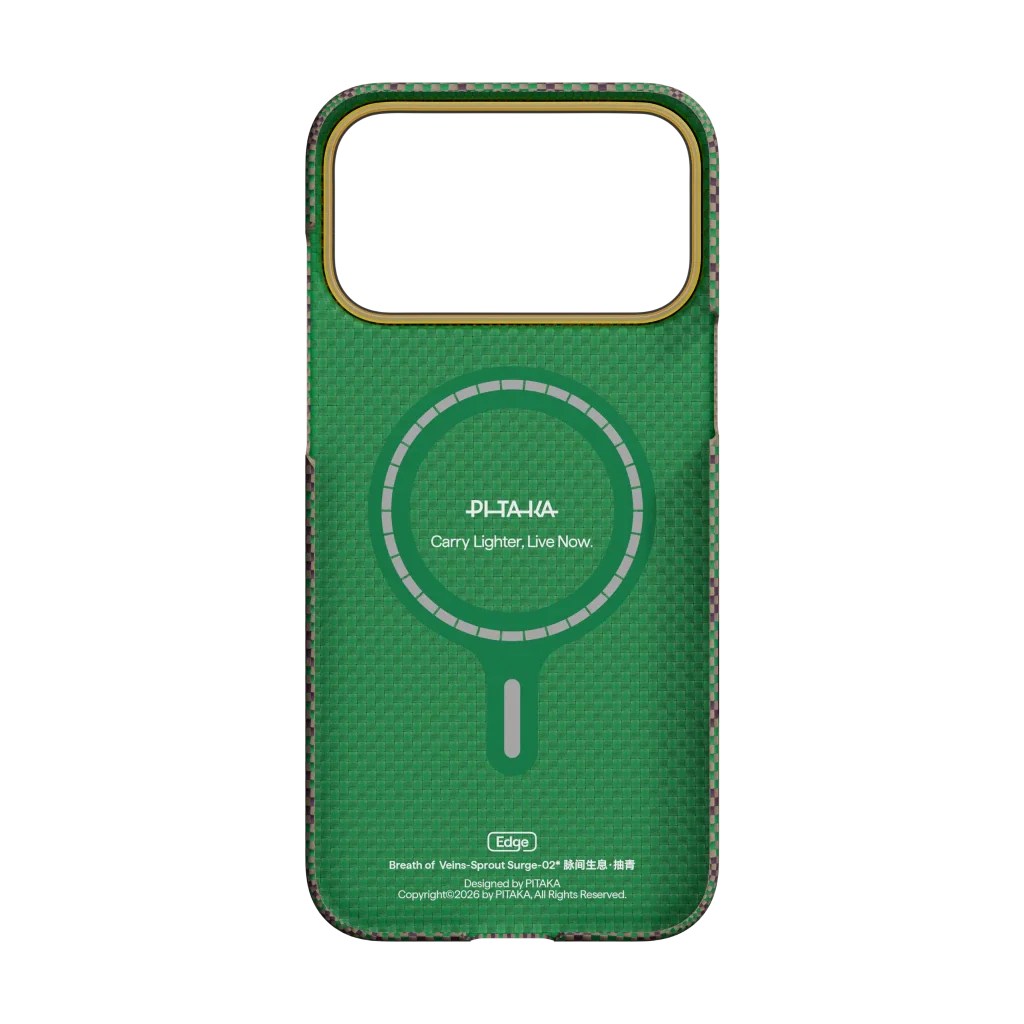 PITAKA Coque Ultra Mince pour iPhone 17 Pro Max Sprout Surge avec (PitaTap™)