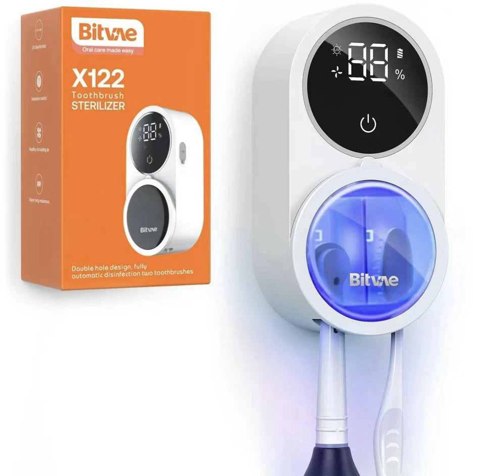 Bitvae Stérilisateur UV pour Brosse à Dents avec Support et écran LED