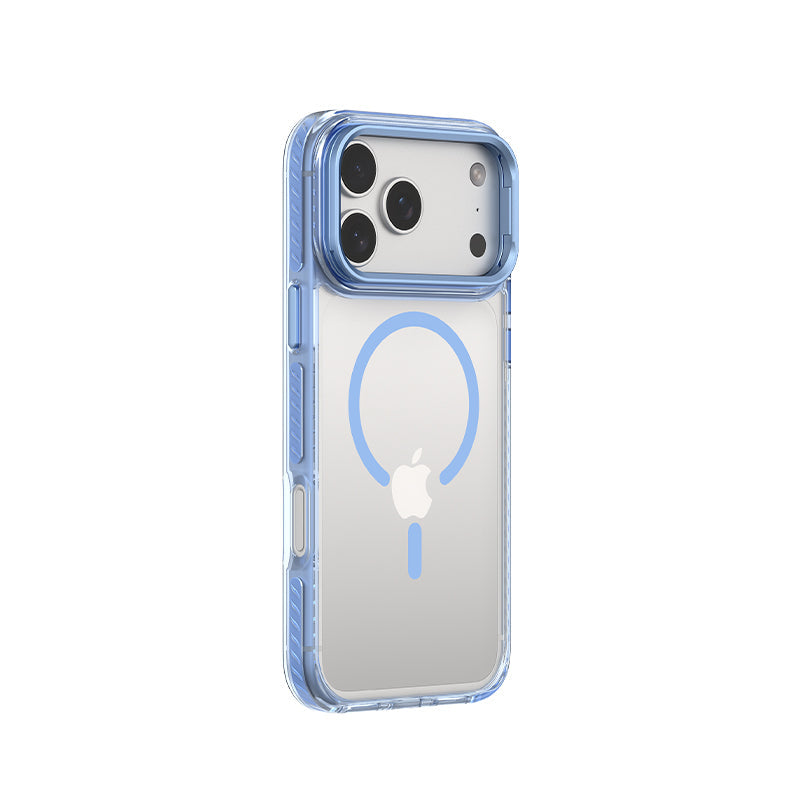 Comma Coque Crystal Titanium, Magnétique, Anti-Jaunissement et Support Caméra pour iPhone 18 Pro Max Glacier