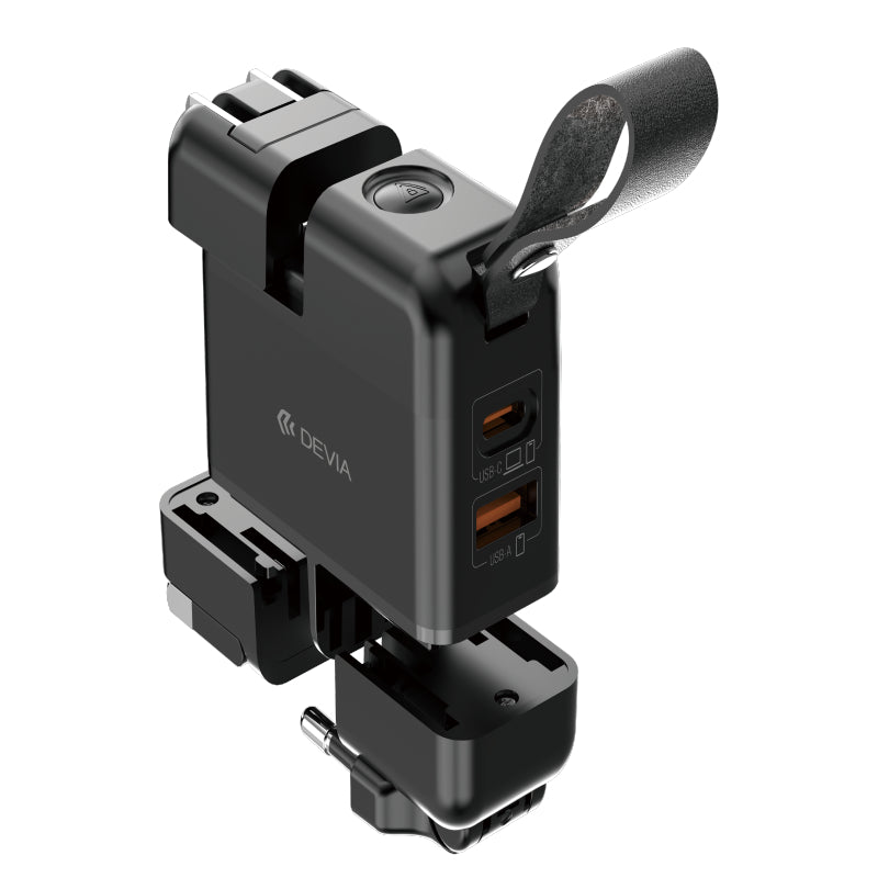 Devia Chargeur GaN multifonction Global 45W PD + QC