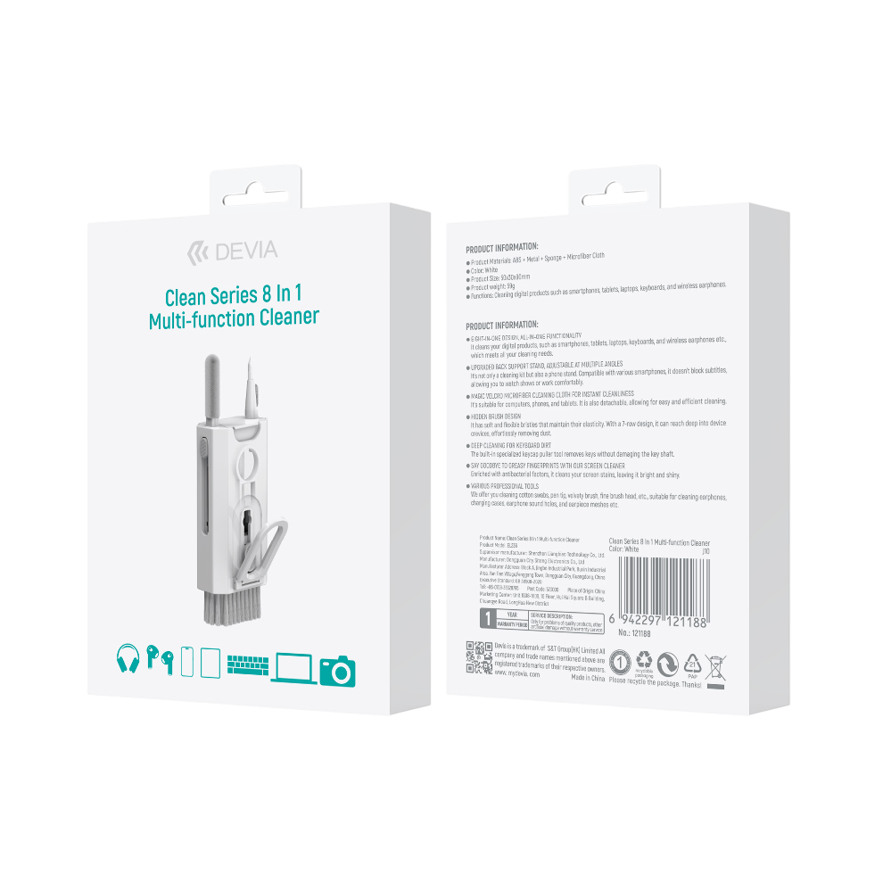 Devia Clean Series Nettoyeur Multifonction 8-en-1
