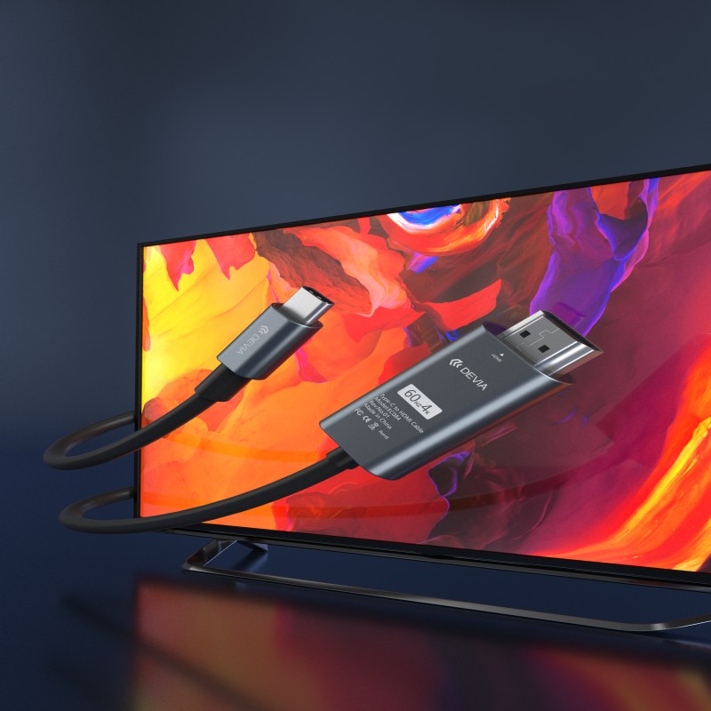 Devia Storm Series Câble 2m, Type-C vers HDMI