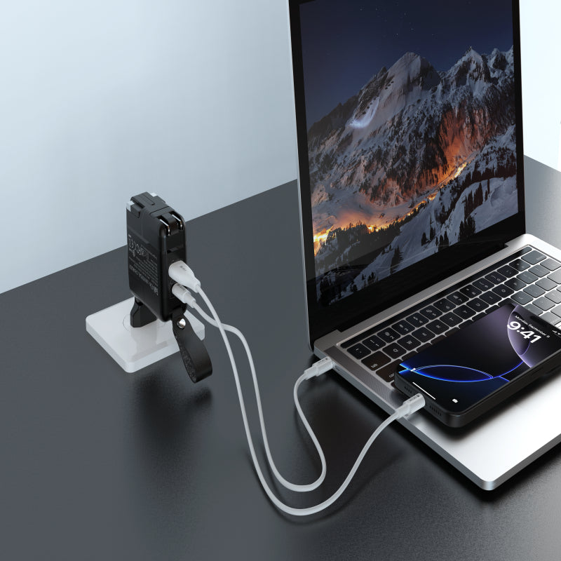 Devia Chargeur GaN multifonction Global 45W PD + QC