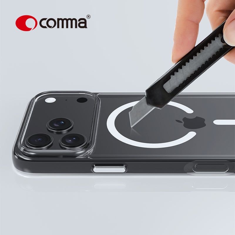 Comma Coque magnétique Glass Series pour iPhone 17 Air