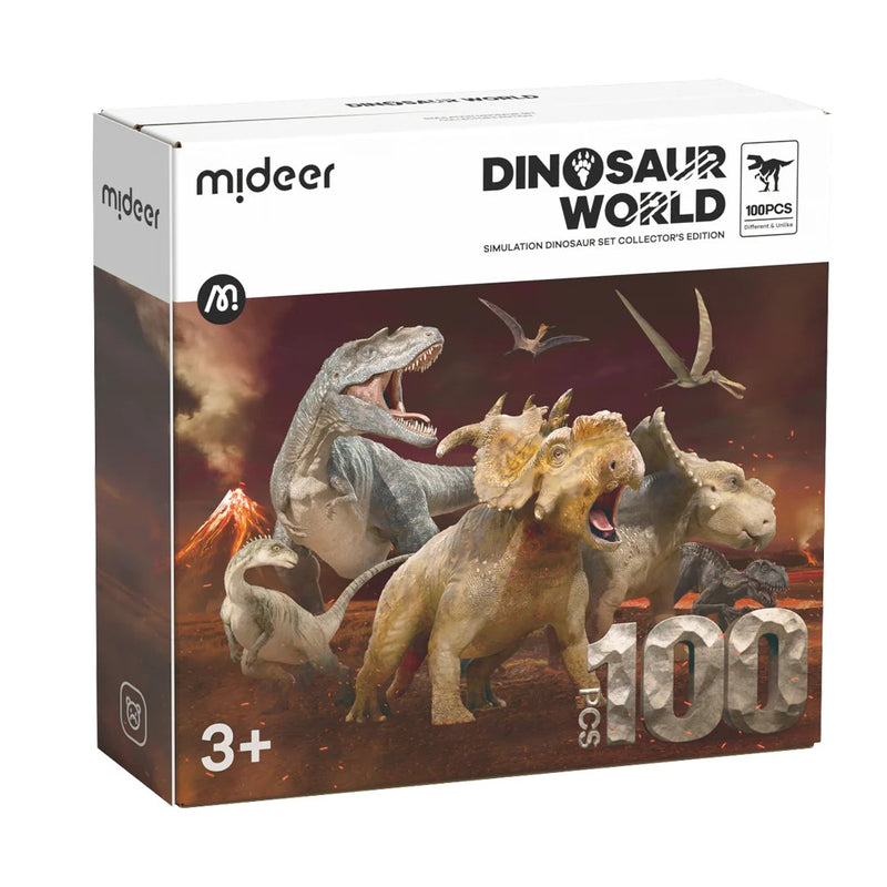 Mideer Coffret de Dinosaures, Édition Collector 100 Pièces