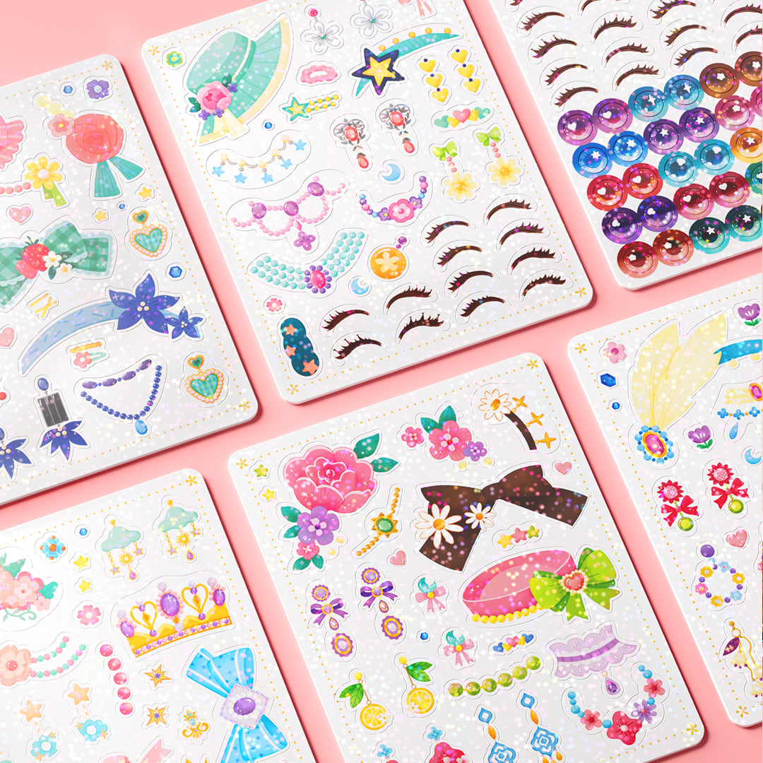 Mideer Coffret de Jeu d’Habillage 3-en-1 : Défilé de Mode Princesse