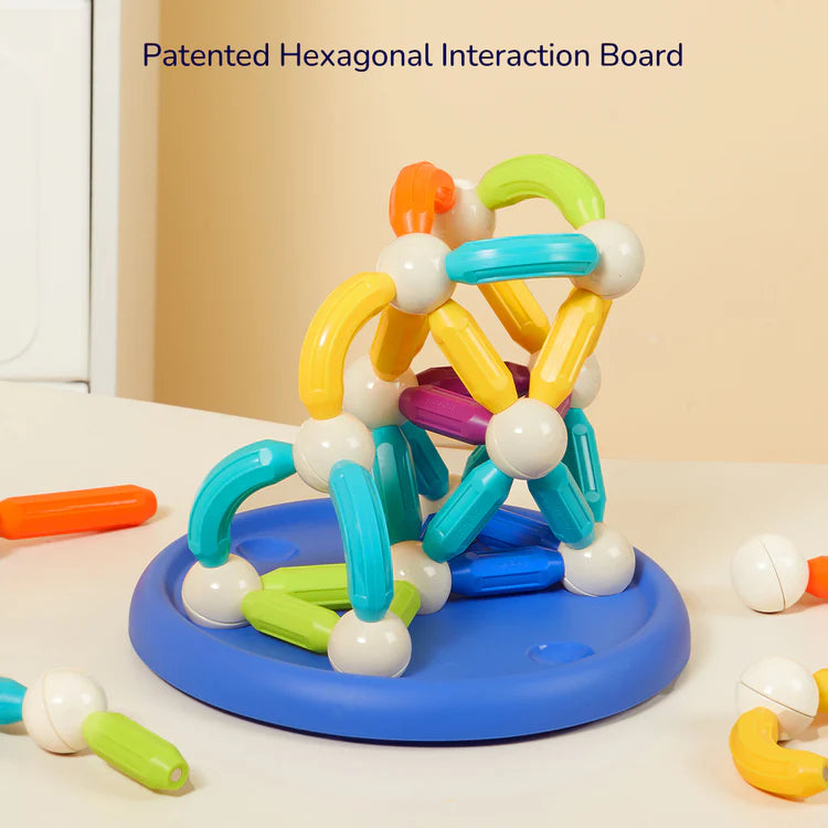 MiDeer Rainbow Magnetic Building Stick 60P
