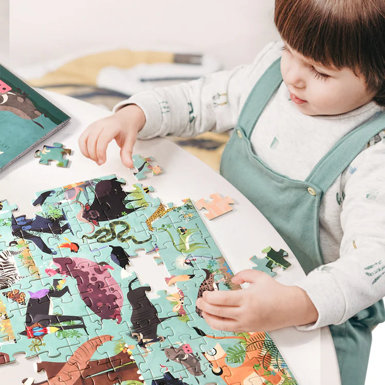 Mideer Puzzle Let’s Learn : Voyage dans l’Océan, 126 pièces