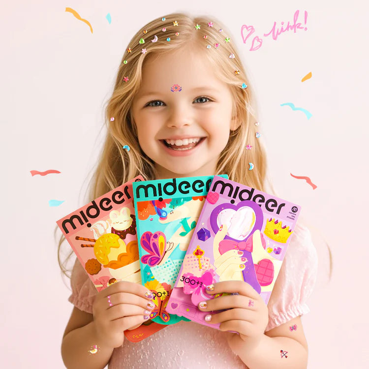 Mideer Stickers Fashion pour Ongles : Banquet des Princesses. 300 pièces