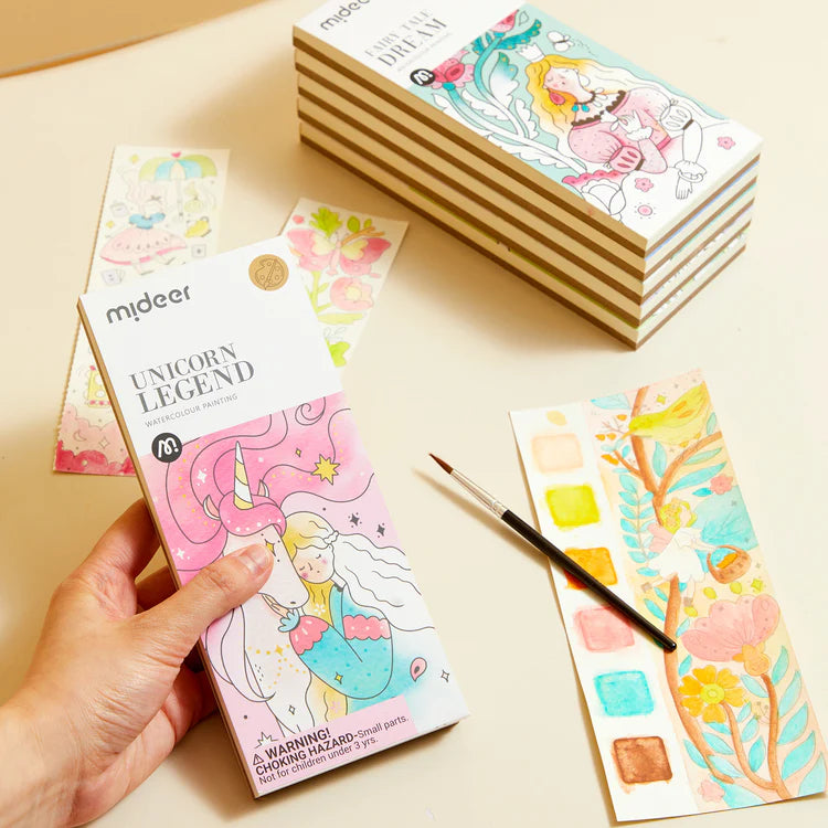 Mideer Peinture à l’Aquarelle : La Légende de la Licorne