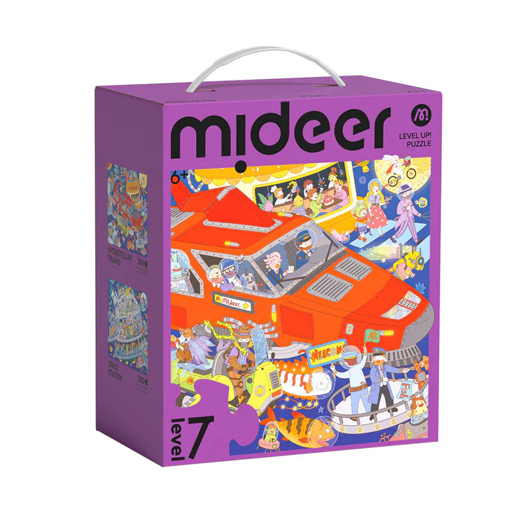 Mideer Puzzles Level Up! avec sac de rangement Niveau 7 : Star Trek, 208 à 252 pièces