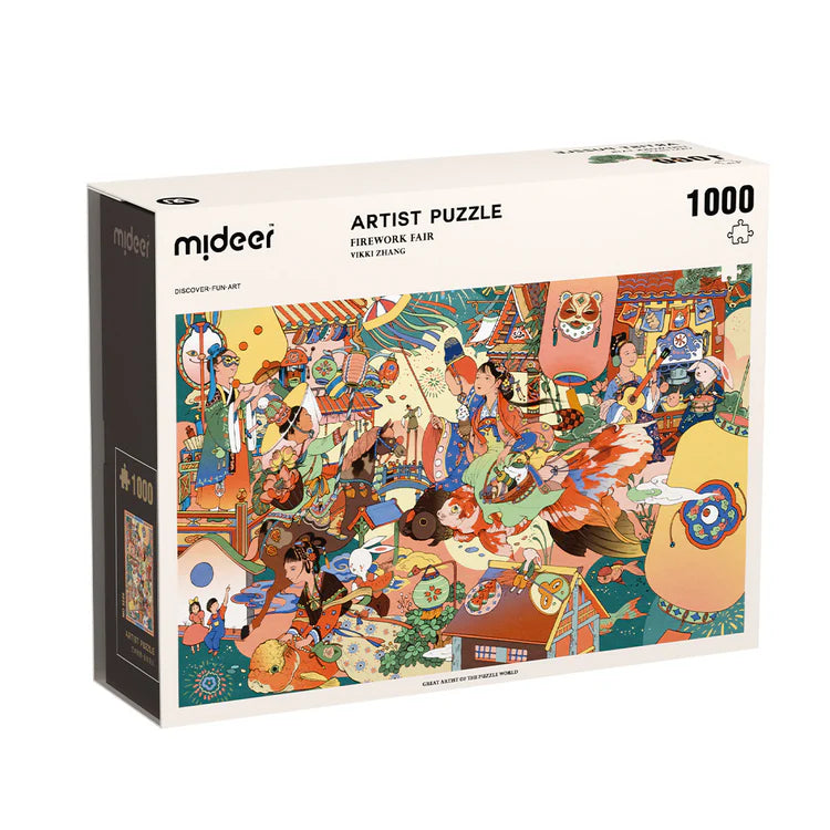 Mideer Puzzle d’Artiste: Fête des Feux d’Artifice, 1000 pièces