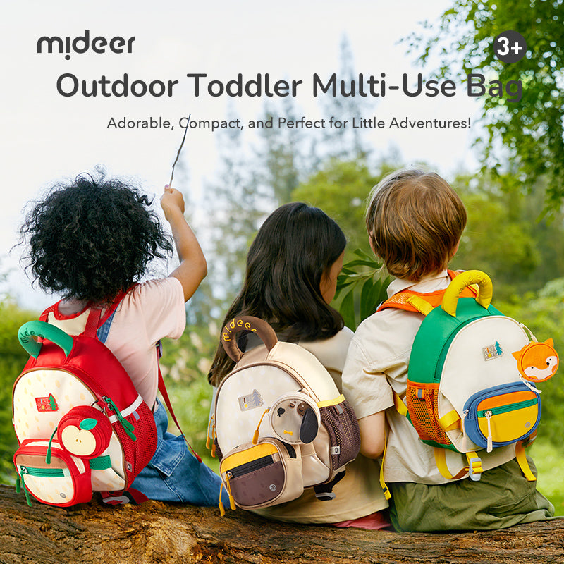 Mideer Backpack, Sac à dos enfant : Pomme rouge