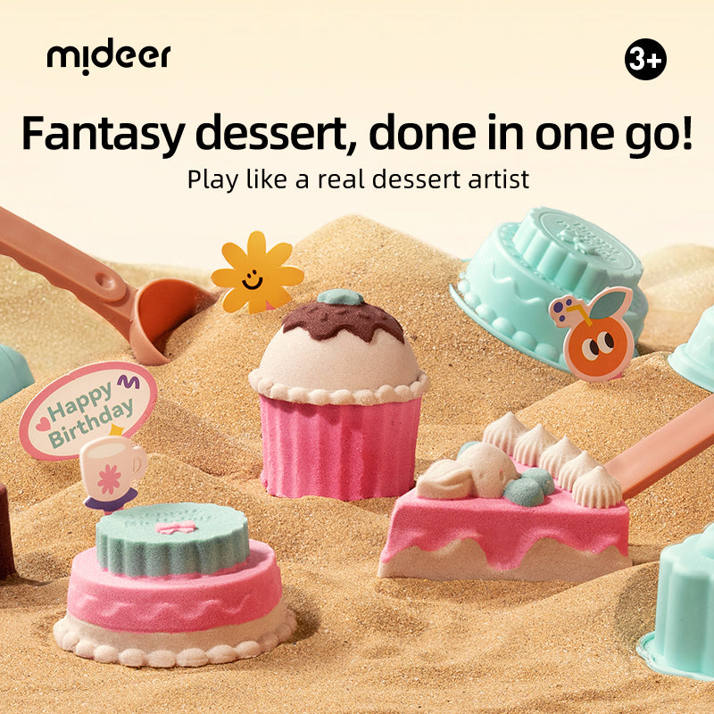 Mideer Set de Sable Magique, Douceurs Sucrées
