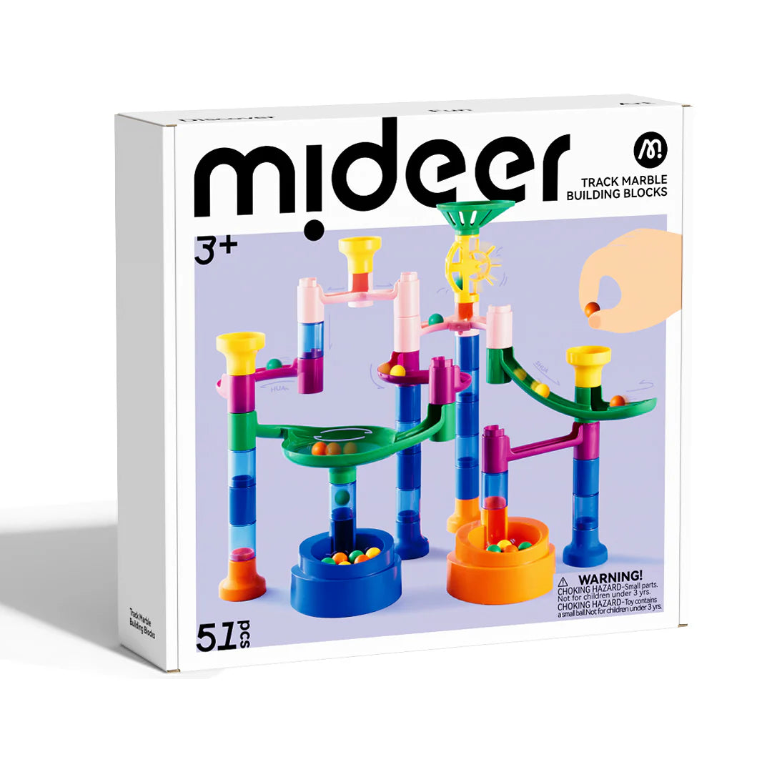 Mideer Blocs d’équilibre circuit à billes, 51 pièces