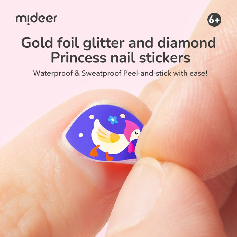 Mideer Stickers Fashion pour Ongles : Garden Gathering, 300 pièces