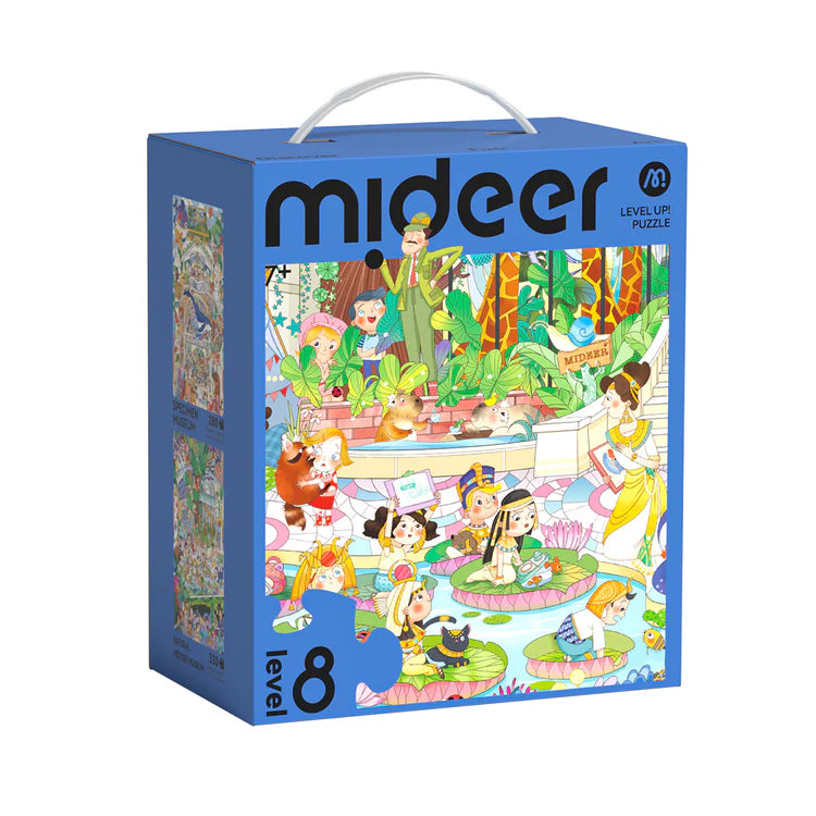 Mideer Puzzles Level Up! avec sac de rangement Niveau 8 : Musée d’histoire naturelle, 280 à 330 pièces