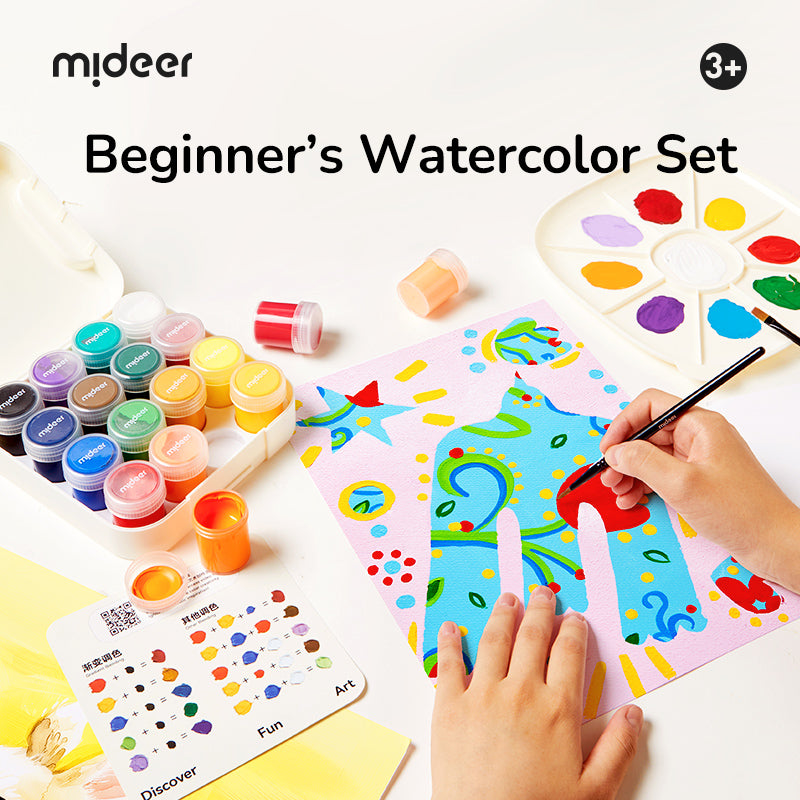 Mideer Set de peinture gouache tout-en-un