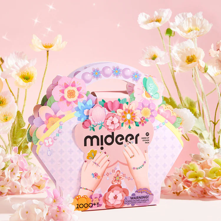 Mideer Pack de Stickers d’Habillage Fée du Jardin, 1000+ pièces