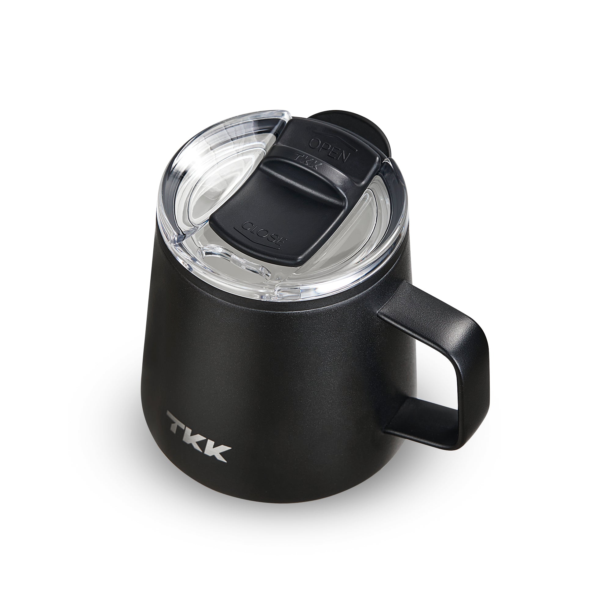 TKK Mug Isotherme Premium 350ml, Revêtement Effet Céramique, Acier Inoxydable