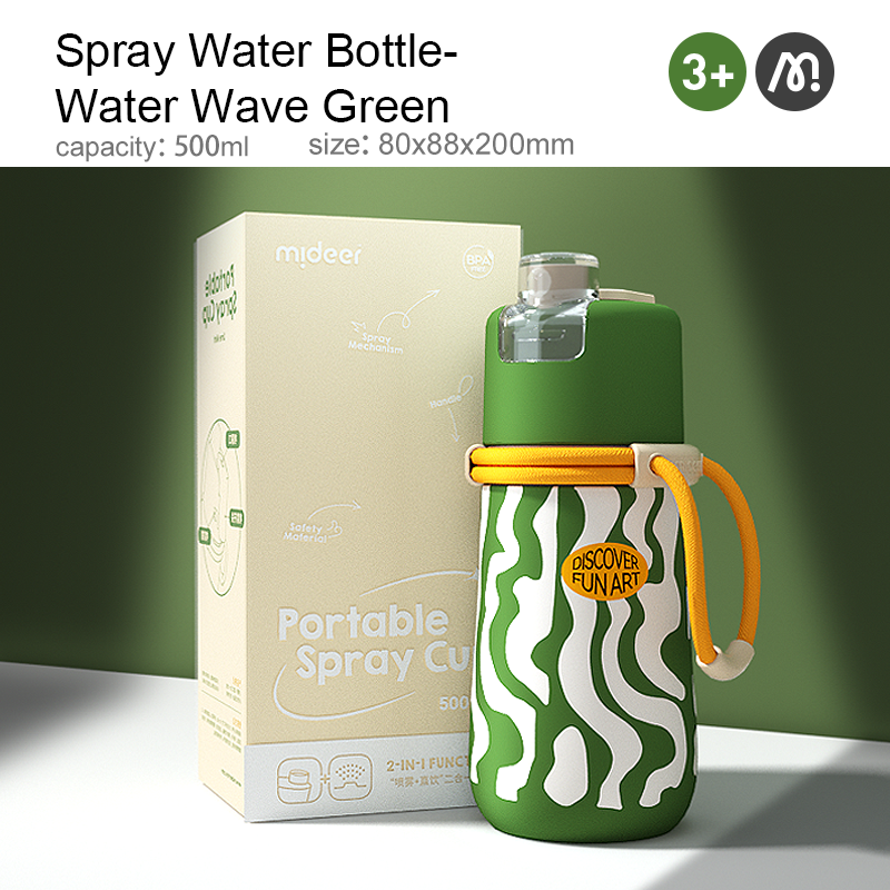Mideer Gourde Brumisateur 500ml : Vert