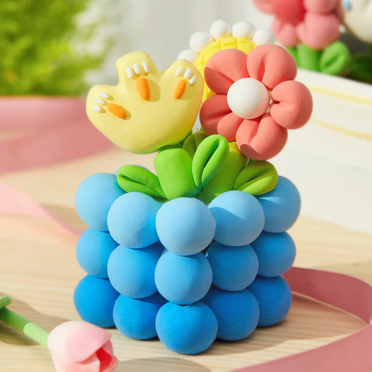 Mideer Pâte à Modeler Légère Airy Fun Clay : 24 couleurs