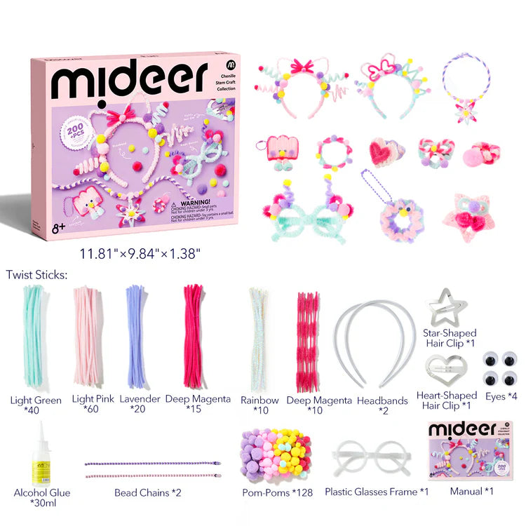 Mideer Collection Créative de Chenilles