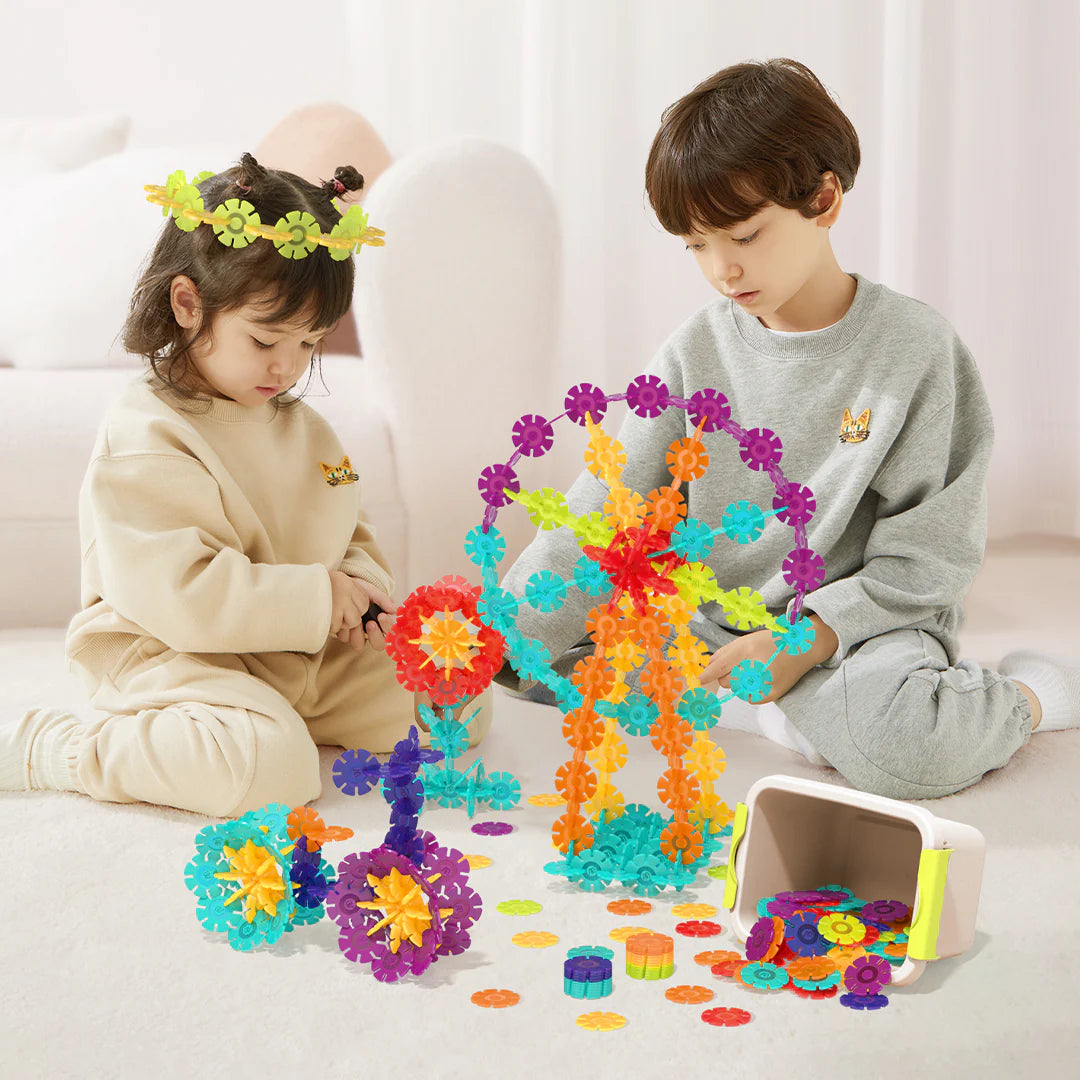 MiDeer Translucent Color Snowflake Blocks 200P