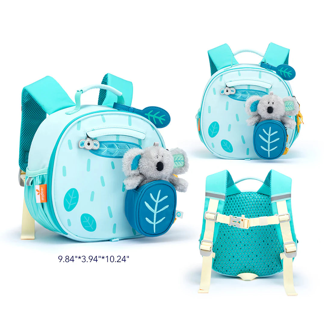 Mideer Backpack, Sac à dos douillet pour enfants : Koala bleu