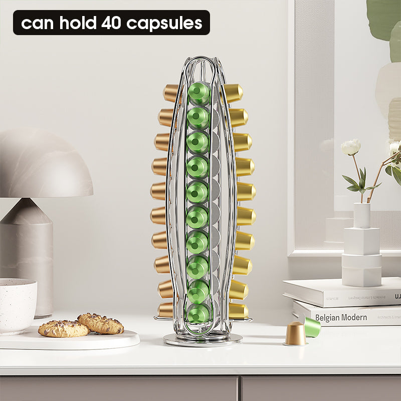 Porte Capsules Café pour Nespresso Original Line: Capacité 40 Capsules