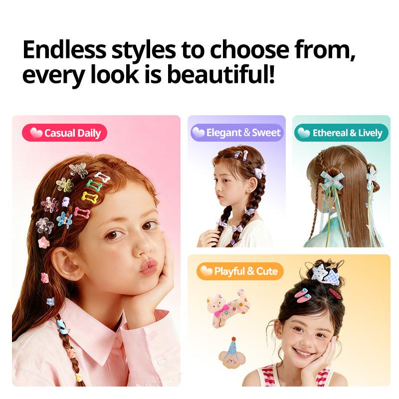 Mideer Coffret de Barrettes : Éclat Étoilé