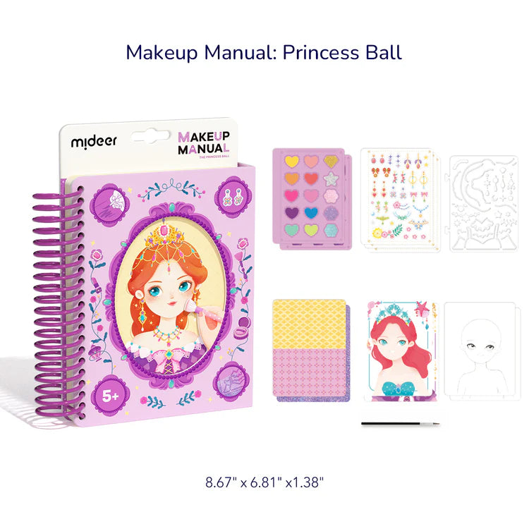 Mideer Manuel de Maquillage : Le Bal des Princesses