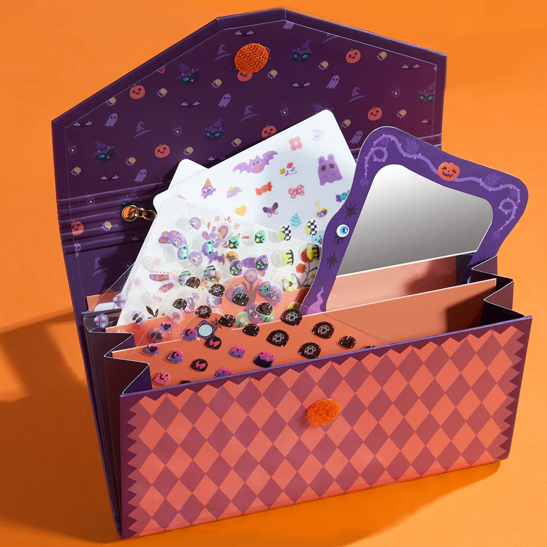 Mideer Pack stickers déguisement Halloween : tatouages temporaires, stickers pour ongles et plus encore, 1000 pièces