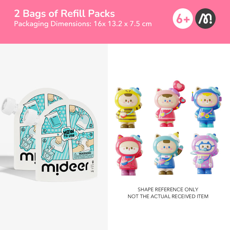 Mideer Kit d’art DIY en plâtre Plaster Artisan, 28 pièces