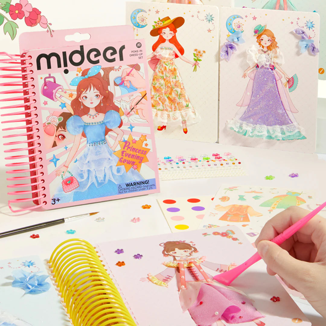 Mideer Kit d’Habillage à Piquer : Tenues Royales Vintage
