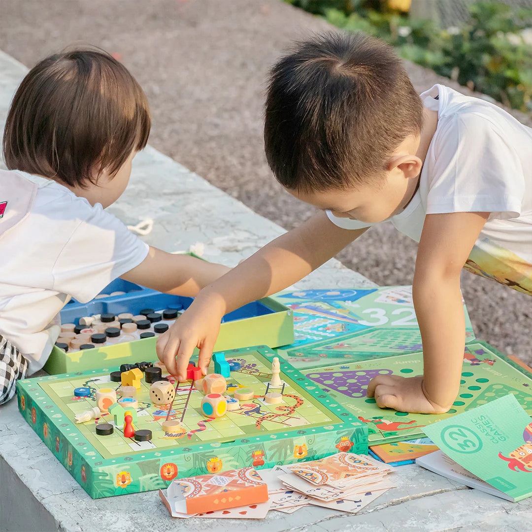 Mideer Jeux Classiques 32 en 1