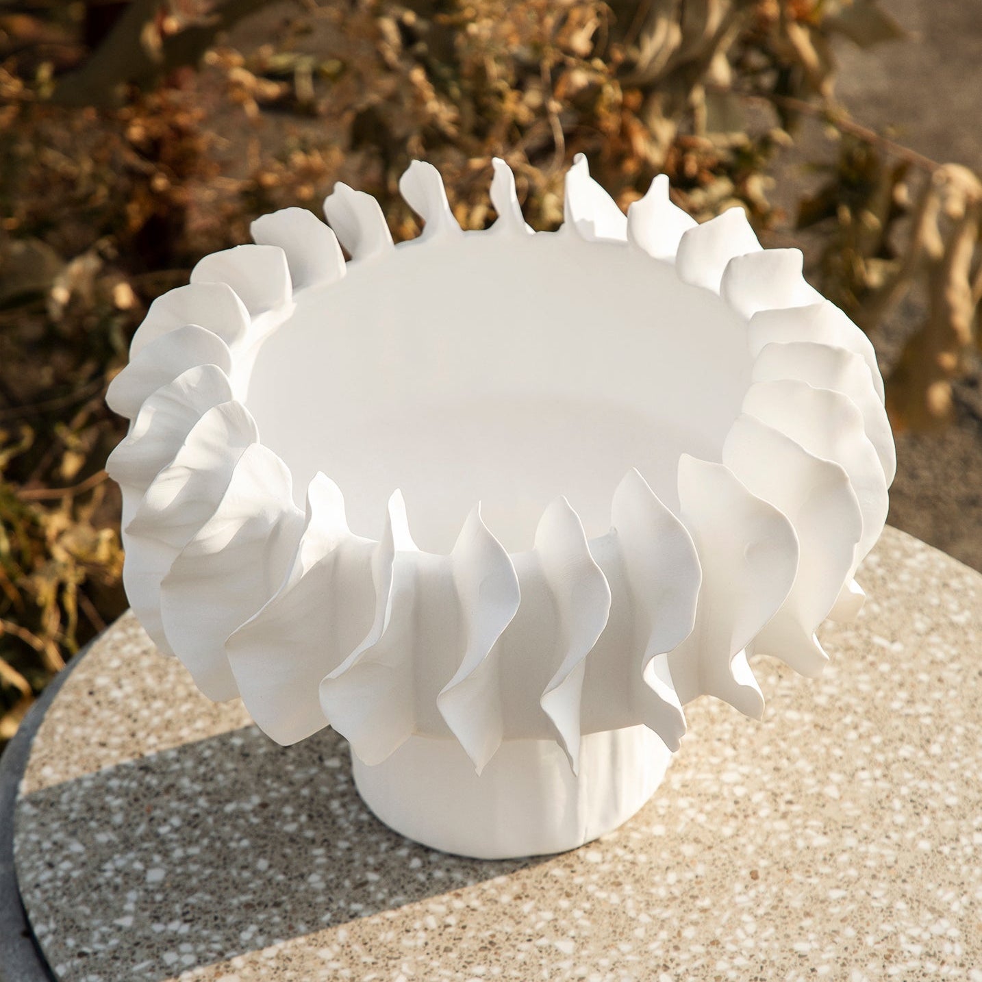 Vase Minimaliste Fait Main en Céramique, Objet Décoratif