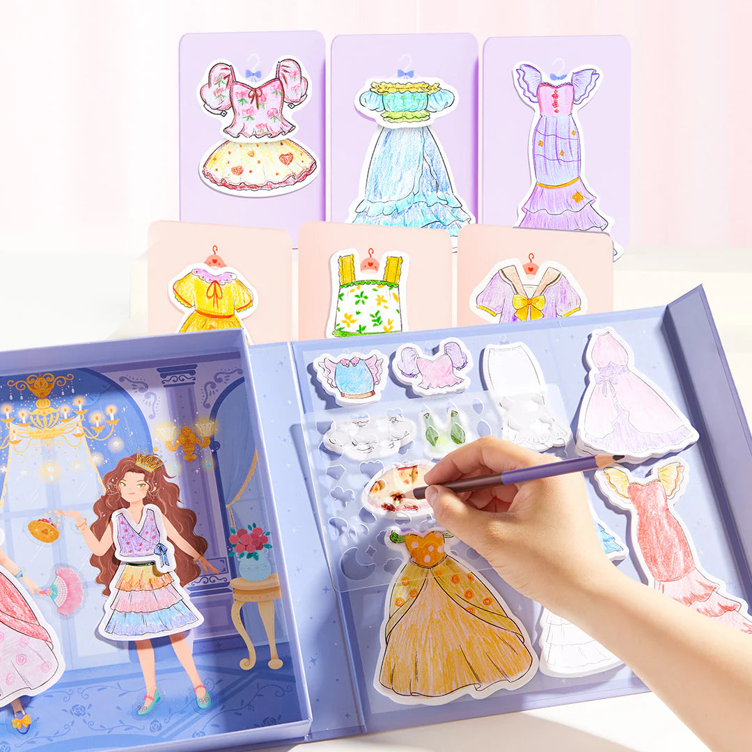 Mideer Kit créatif de collage costumes : Nuit de bal scintillante