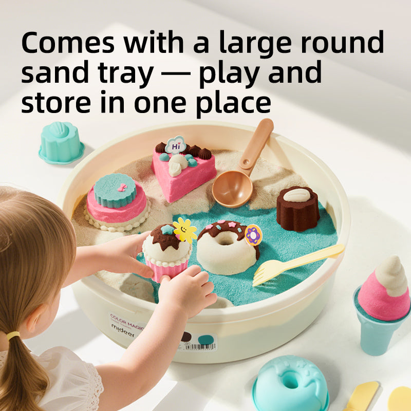 Mideer Set de Sable Magique, Douceurs Sucrées